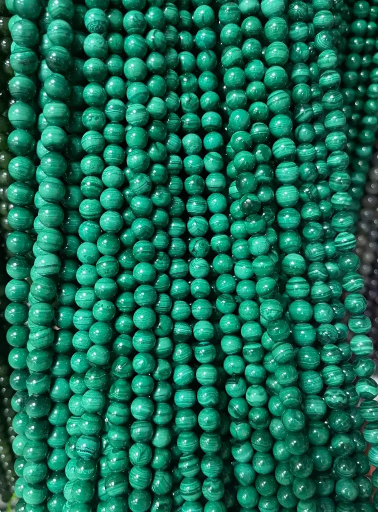 8mm Malachite Strands High Quality